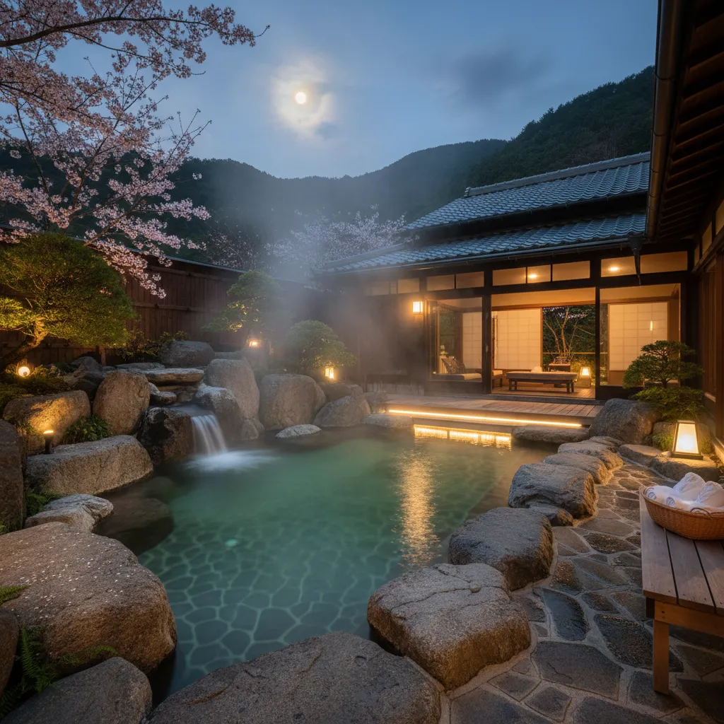 碧月の温泉